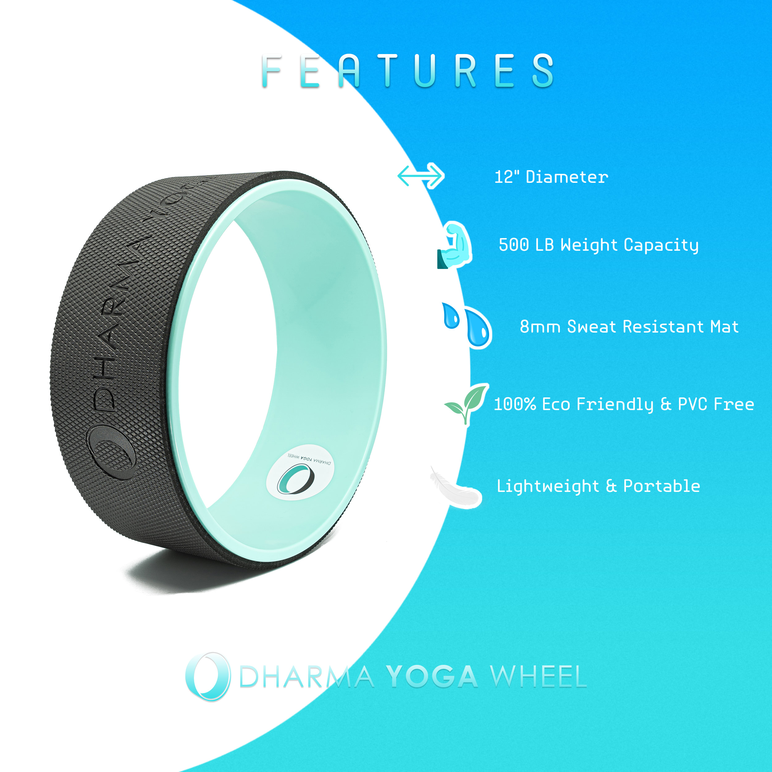 Amazon.com : SukhaMat Yoga Wheel - Pro - 12.5